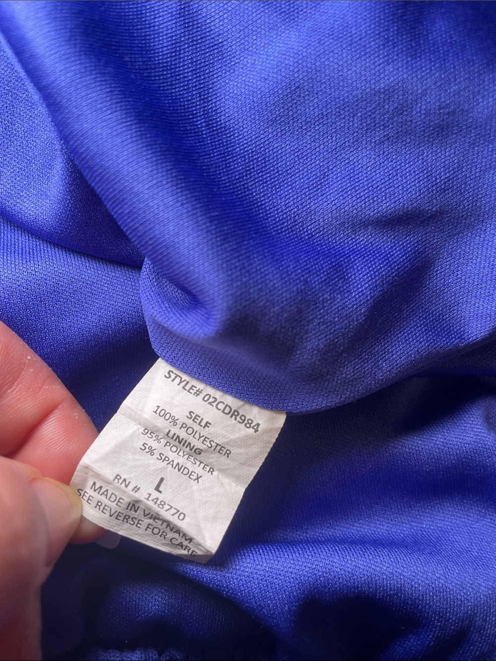 Sienna Sky Blue and White Floral Smocked Waist Dress - Picture 8 of 8